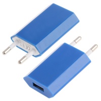 base-chargeur-plug-iphone-5S-bleu